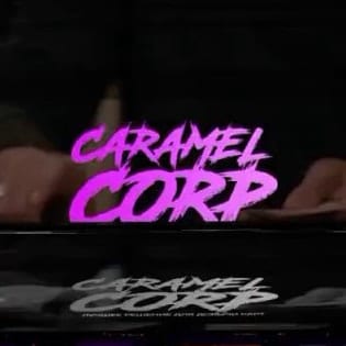 CaramelCorp标志和品牌的一种变体，可能是由威胁演员“Mazafaker”创造的